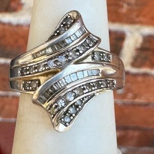 925 Diamond Cluster Ring